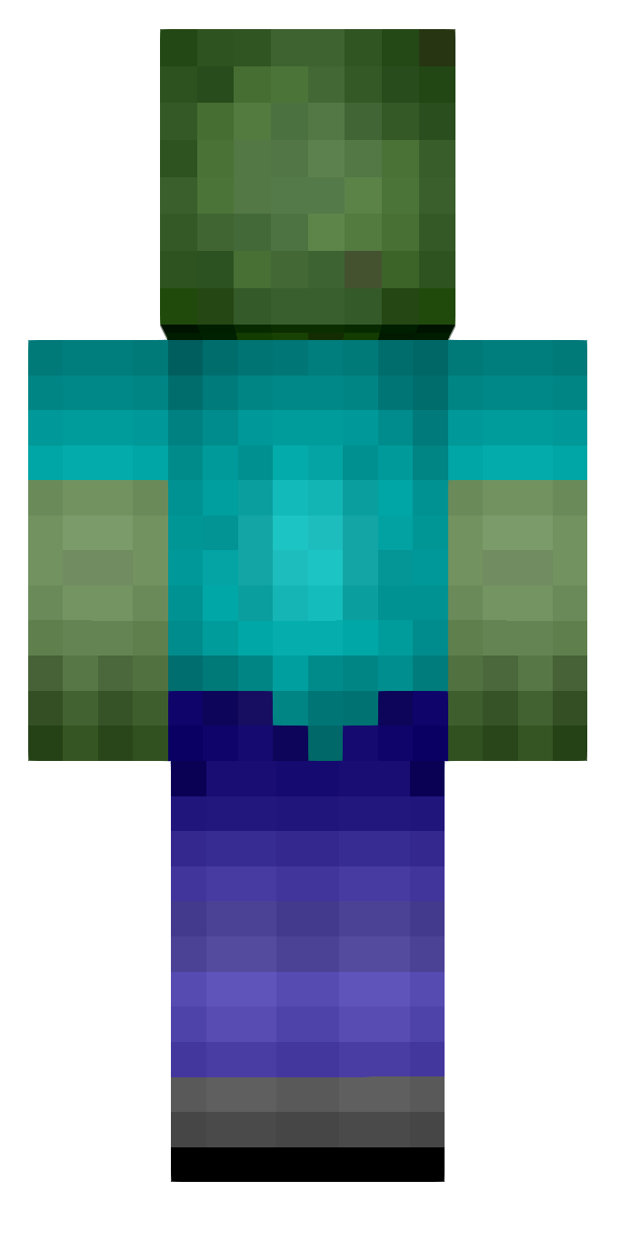 Minecraft Zombie back