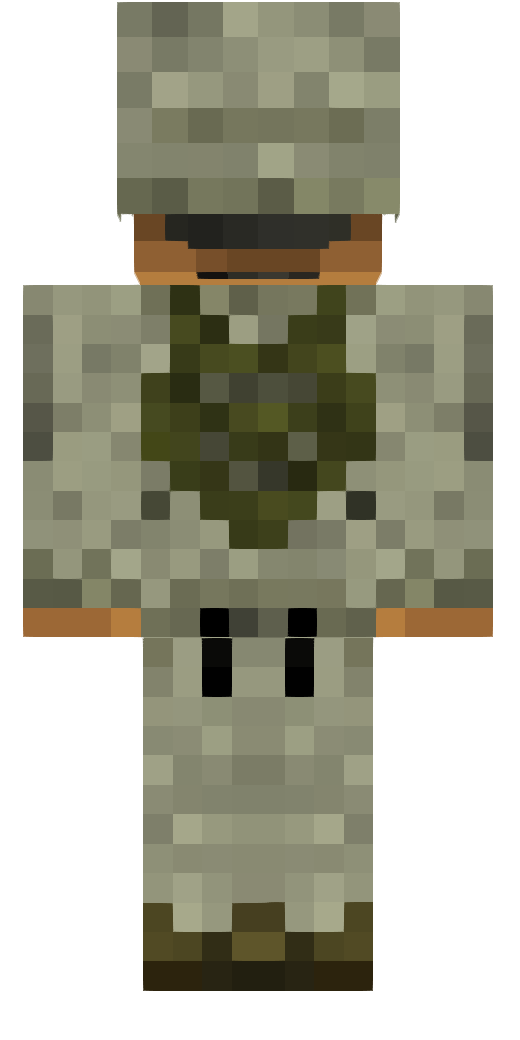 Military man back
