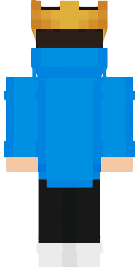Cool cyan king boy – tył