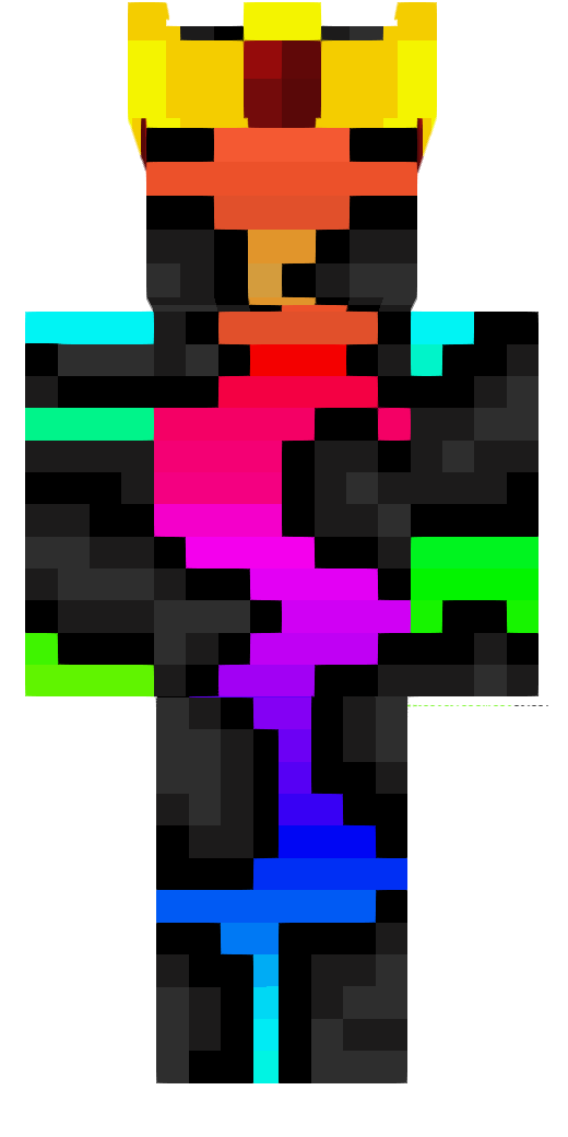 Rainbow king – espalda