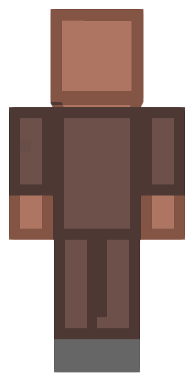 Plastic Villager Toy – tył