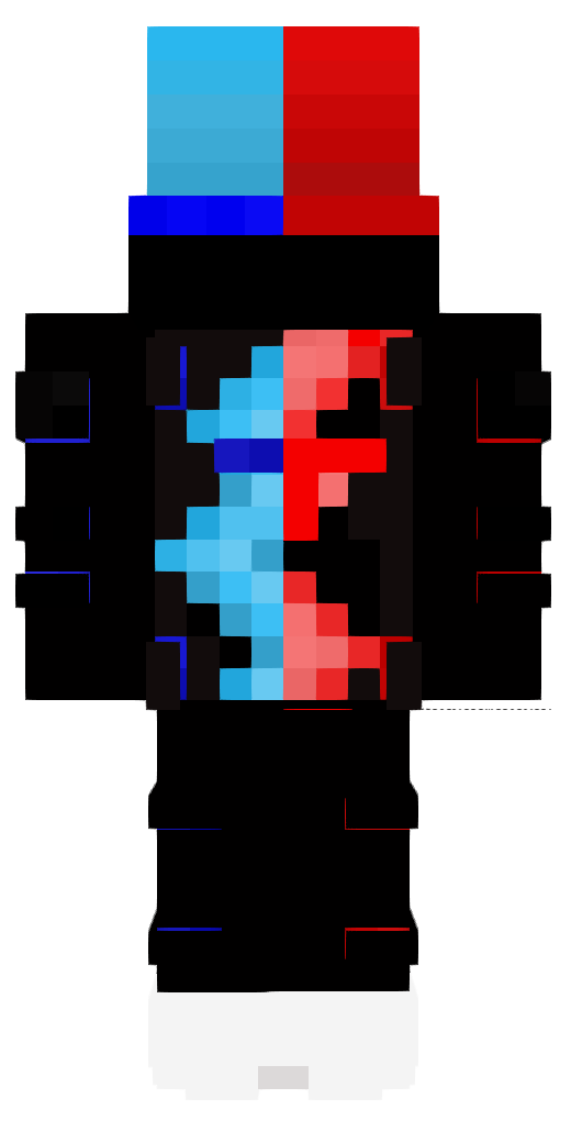 Thunder bolt red/blue zezadu
