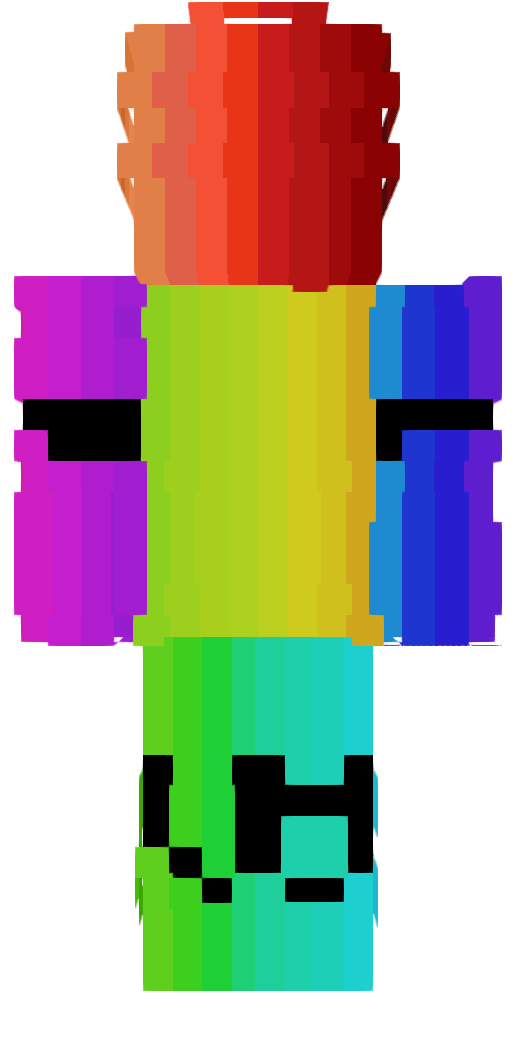 Rainbow knite – espalda