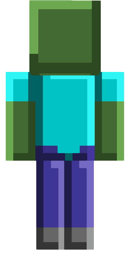Plastic Zombie Toy – espalda