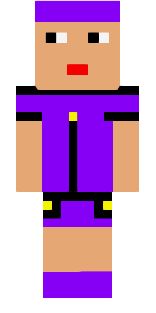 Purple girl spate
