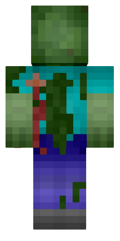 Upgraded Minecraft Bleeding Blistered Zombie zezadu