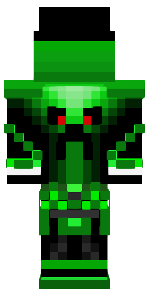 Green Endermen – сзади