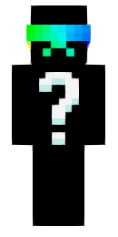 Black Question Mark with Spokeishere's headband otpozadi
