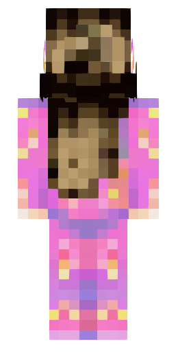 Girl in pajamas – face arrière