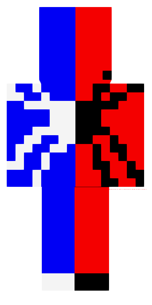 Blue spider man and red spider man  – face arrière
