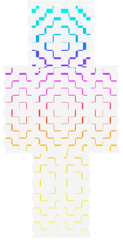 White Illusion(Blue, Red/Pink, Yellow) – espalda
