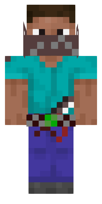 Wild West Bandit Steve Version 1.1 skin image