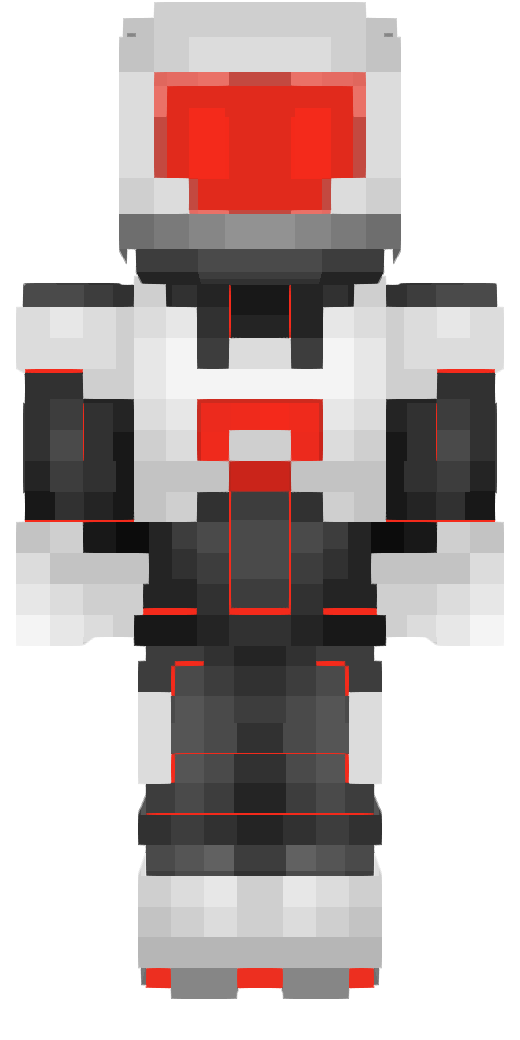 Red robot skin
