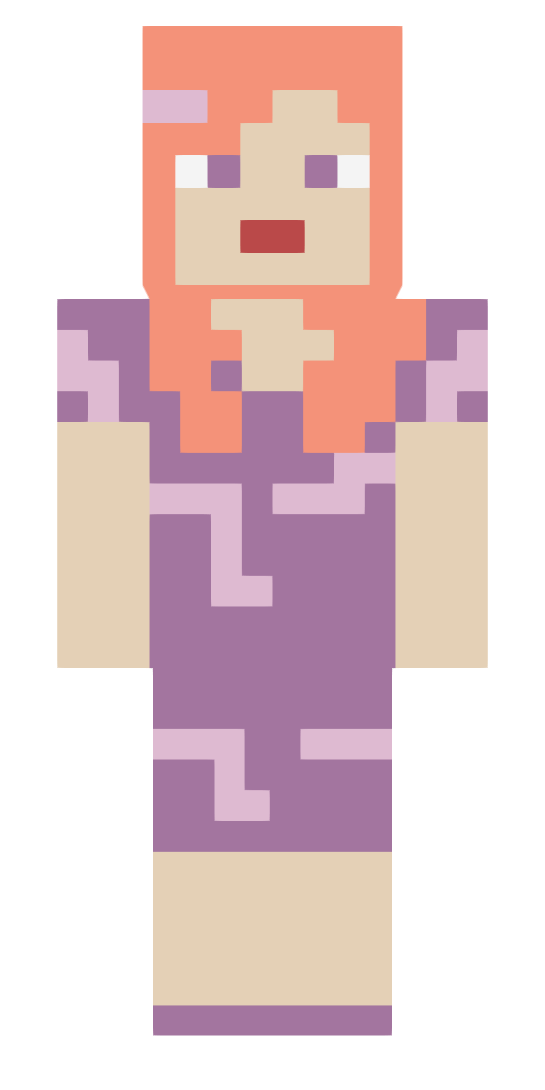 Purple girl skin image