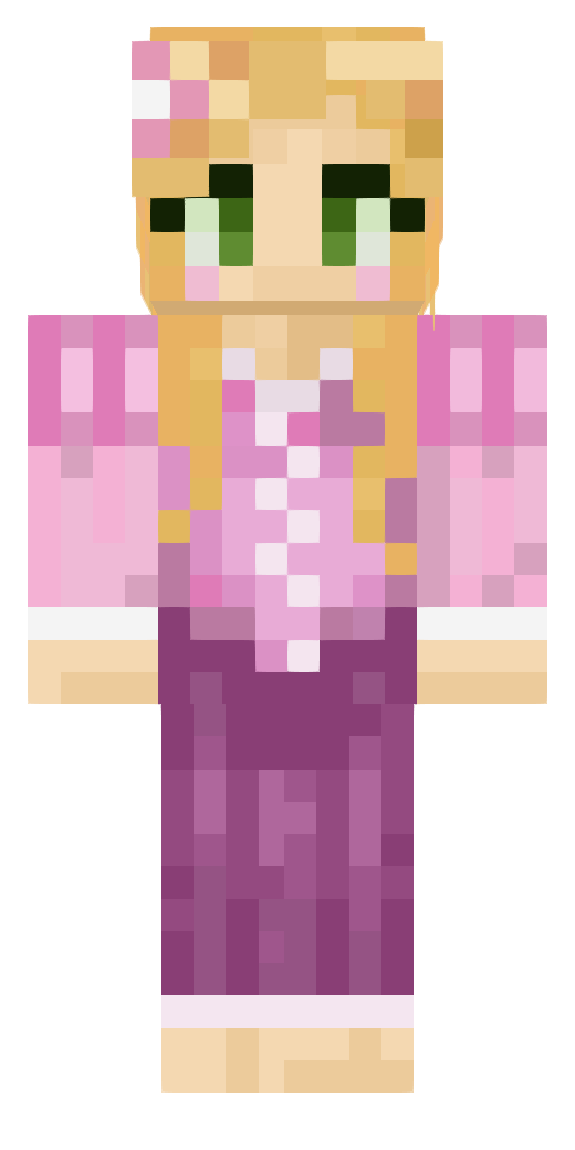Rapunzel  zepředu