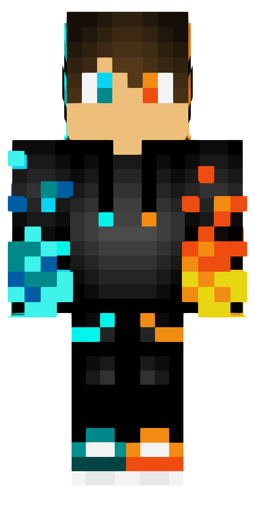 I want a skin for Minecraft multiplayer gameplay zepředu