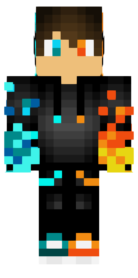 Hyper Pixel Water & Fire Boy skin image