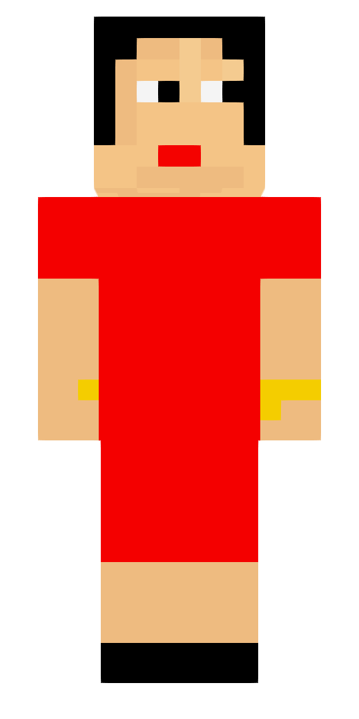 Red girl skin image