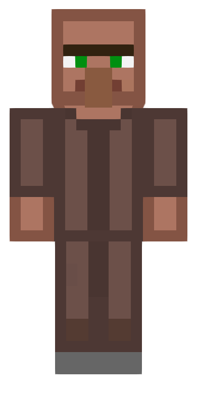 Skin Plastic Villager Toy