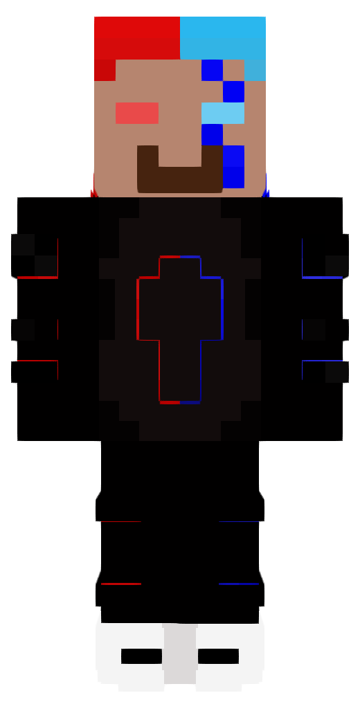 Thunder bolt red/blue skin