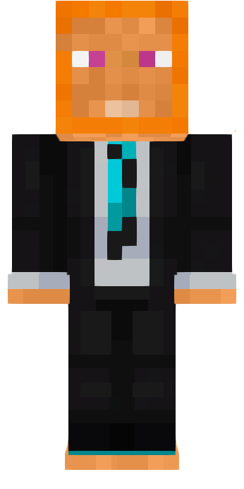 Orange girl skin