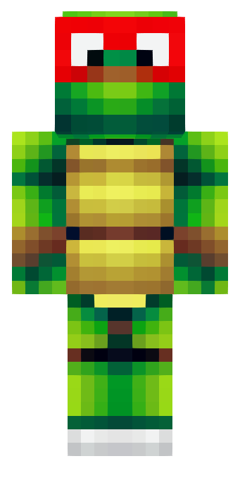 Skin ninja turtle