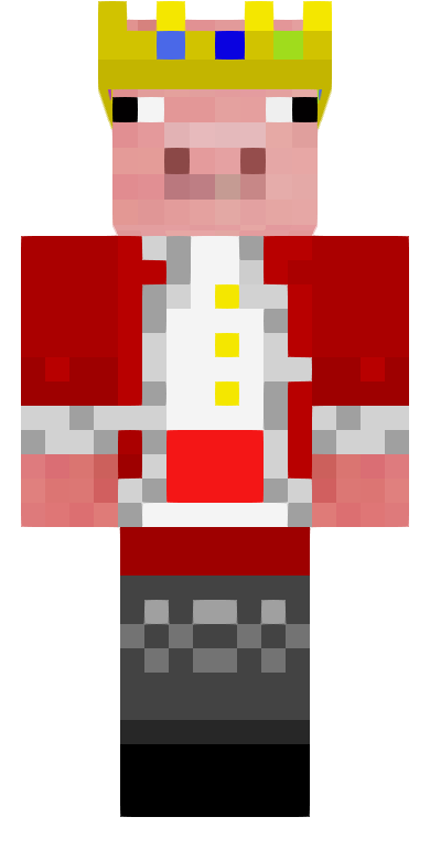 Skin Technoblade king of Minecraft