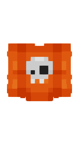 fixed orange sweater with skull base skin image