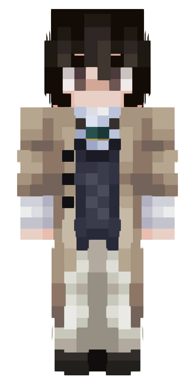 Dazai Osamu Minecraft Skin