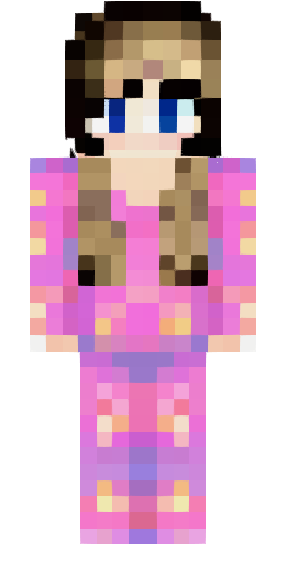 Skin Girl in pajamas