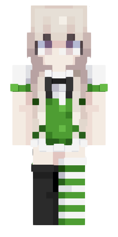 Skin The green girl