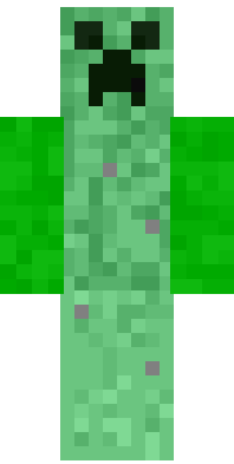 Smart Creeper with Artificial hands skin