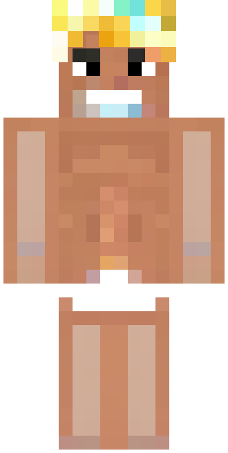 Sun tanned guy skin