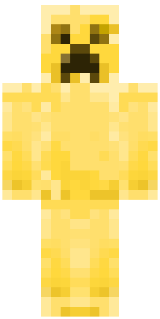 gold  creeper skin
