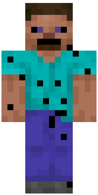 The black steve skin