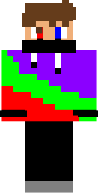 Rainbow smart boy skin