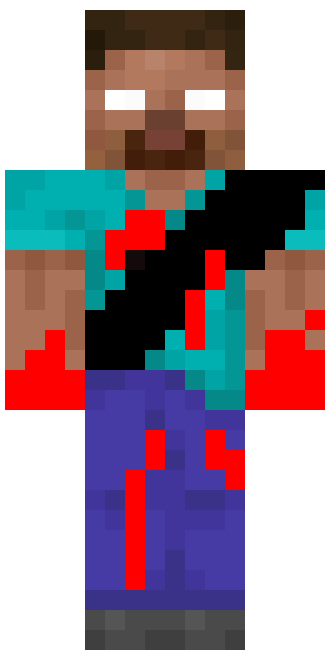 Herobrine blood skin