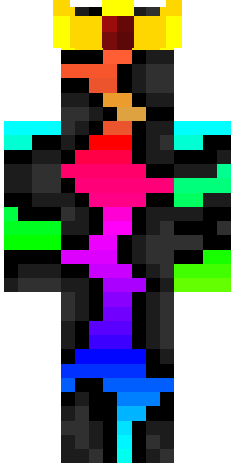 Rainbow king skin