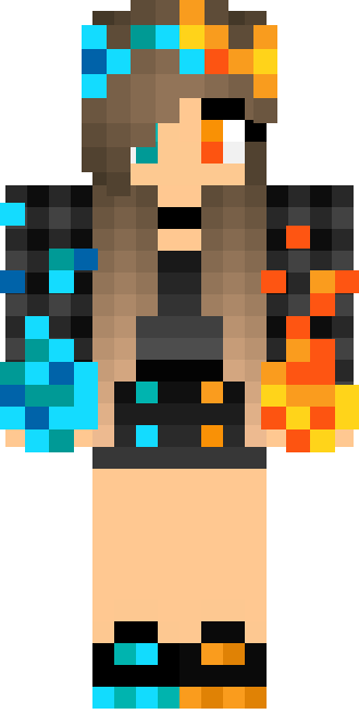 Hyperpixel Fire & Water Girl skin