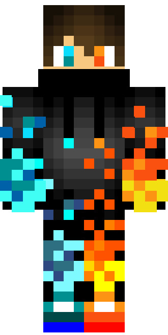 Fire and ice skin
