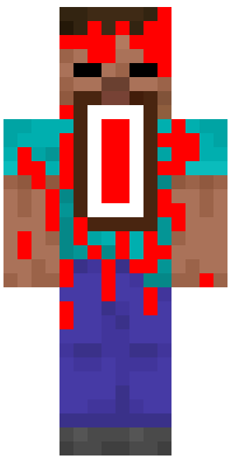 The ghost Steve skin