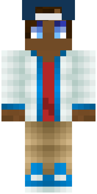 Little blue boy skin