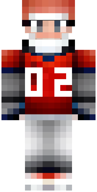American football player skin