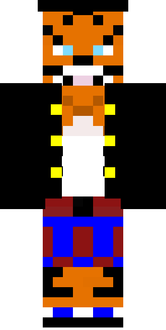 Tiger hoddie skin