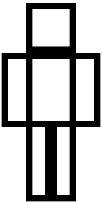 Black Outline Skin skin
