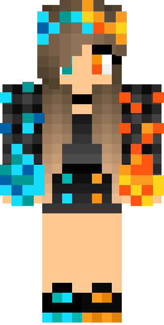 fire water girl skin