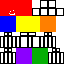 Rainbow Outline – textura