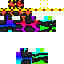 Rainbow king – textura