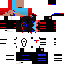 Thunder bolt red/blue textura