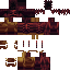 red skeleton textuur